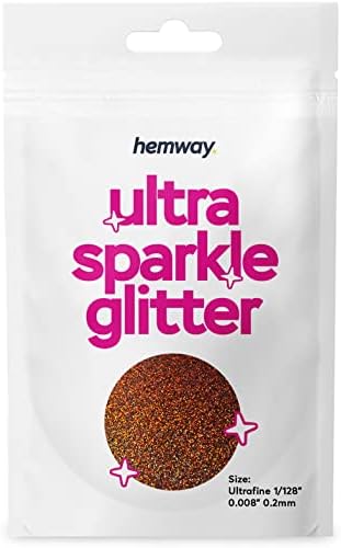 Hemway Premium Ultra Sparkle Glitter Multi מטרה פתית מתכתית למלאכות אומנויות ציפורניים קוסמטיקה קוסמטיקה