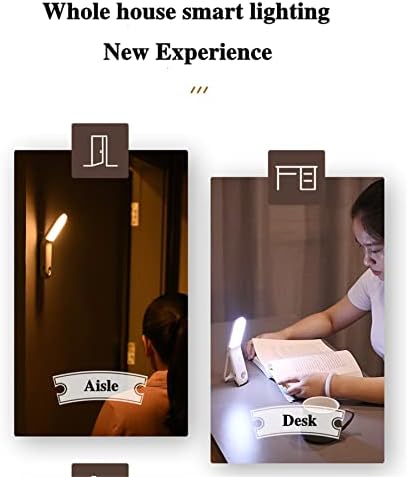 חיישן תנועת לילה אור נייד נטענת מיני שולחן מנורת ניתן לעמעום המיטה מנורת לילה עבור שינה קריאת מסדרון מדרגות