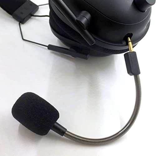 19 ס מ מיקרופון מיקרופון בום אוזניות משחקים עבור רייזר עבור כריש שחור עבור גרסה 2 ו-2 פרו