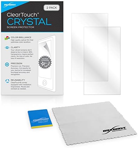 מגן מסך גלי תיבה התואם ל- Aqua -Vu Micro Stealth 4.3 - Cleartouch Crystal, עור סרט HD - מגנים