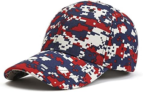 הסוואה בייסבול כובע גברים נשים בייסבול כובע קיץ הסוואה סטרפבק מתכוונן לא מובנה כותנה ספורט אבא כובע