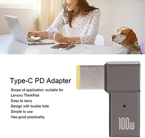PD USB סוג C מתאם טעינה מתאם קצה דק קצה PD Converter USB-C למתאם PD כבל חשמל תואם לממיר מתאם Lenovopower