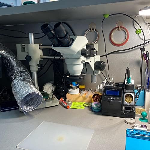 אוניברסלי כפול בום מעבדה תעשייתי זום המשקפת סטריאו מיקרוסקופ סטנד מחזיק סוגר זרוע 76 ממ מיקרוסקופיה אבזרים