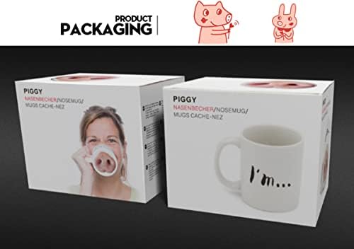 ספל האף של חזיר Hyzone, כוס קפה מצחיקה יצירתית