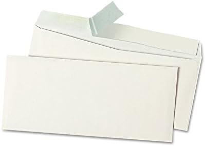אוניברסלי 36002 קליפת חותם רצועת עסקים מעטפה, 10, 4 1/8 איקס 9 1/2, לבן, 100 / תיבה