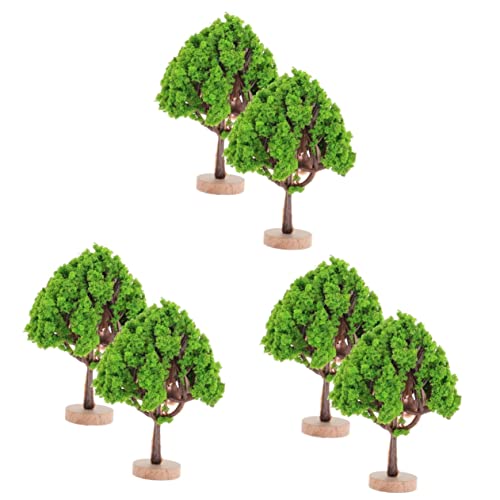 6 יחידות סימולציה נוף עץ אוב11 מיני דגם עץ עץ