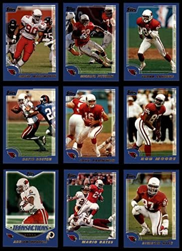 2000 Topps St. Louis Cardinals כדורגל כמעט שלם צוות קבוצה של St. Louis Cardinals-FB NM/MT Cardinals-FB