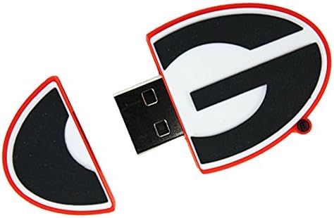 בולדוגים בג'ורג'יה צורה מותאמת אישית USB 3.0 פלאש אמיתי - 64GB