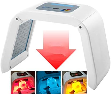 פיצורי אוויר 3 פנים LED פנים פוטון פוטון אור אדום טיפול באור אדום לקולגן התחדשות עור בריא, אנטי הזדקנות,