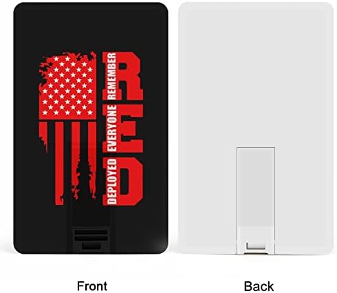 R.E.D זכרו את כולם פרוסים ביום שישי אדום 4 USB 2.0 צורת כרטיס אשראי של מכשירי זיכרון פלאש