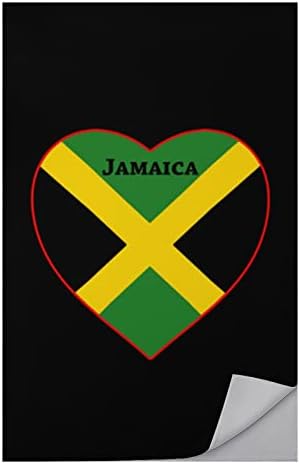 דגל ג'מייקה לב מהיר מגבות יבשות מטליות כביסה סופגות מאוד מטליות פנים פנים מגבות יד למלון ספא אמבטיה