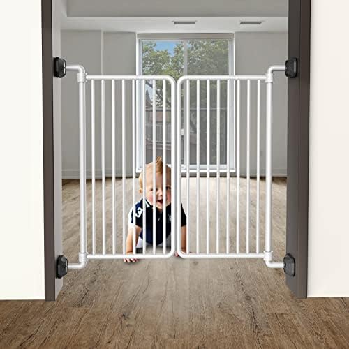 קרח-תינוק שער קיר מגן-להגן על קירות & מגבר; פתחים מפני חיות מחמד &כלב שערים-עבור ילד לחץ רכוב מדרגות