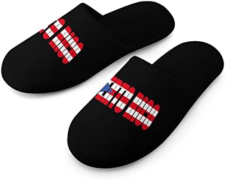 ווידקייקט פורטו ריקו ריקני המדינה דגל גברים של זיכרון קצף ספא נעלי בית קל משקל רך נוח בית נעליים