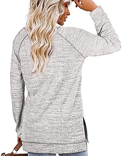 צמרות נשים לנשים לאביב 2023 סוודר בצבע אחיד חוצה צוואר רופף עגול עליון חולצה תרמית שרוול ארוך