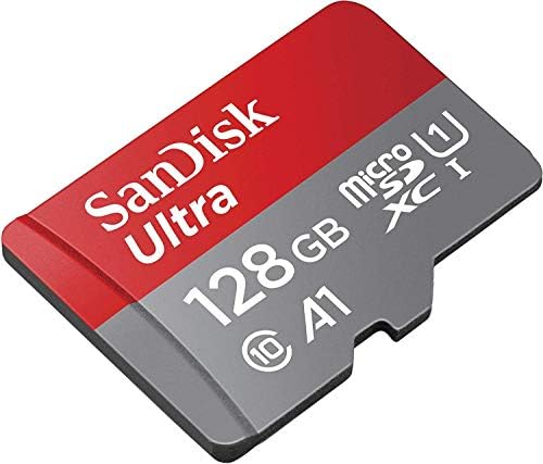 כרטיס זיכרון של סנדיסק אולטרה 128 ג ' יגה-בייט מיקרו 10 לסדרת מצלמות דאש של אפמן עובד עם חבילה של ג420