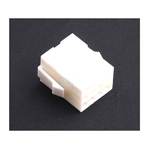 5 יח '4.14 ממ מעטפת פלסטיק פלסטיק לבן מיני-אוניברסלמיט-לאוק לחיצה מסוף פגז פלסטיק p = 4.14 ממ--HX41406-12R
