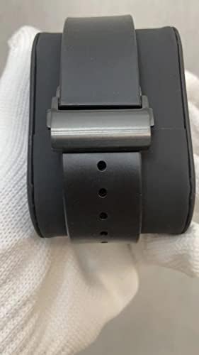 ערכת שינוי שעון סיבי פחמן של AMALL עבור Apple Watch 7 45 ממ מארז פחמן, עבור 6 SE 5 4 44 ממ רצועת גומי