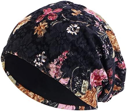 Napoo Beanie כובעים סרוגים לגברים נשים נמתחות פרח חם מודפס כובע נסיעות חופשה חורפית רחיצה