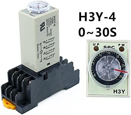 DJDLFA H3Y-4 0-30S POWER ONITY עיכוב TIMER TIMER DPDT 14PINS H3Y-4 DC12V DC24V AC110V AC220V