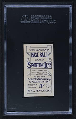 1910 M116 Life Sporting Fred Merkle Giants SGC SGC 7.50 ענקים