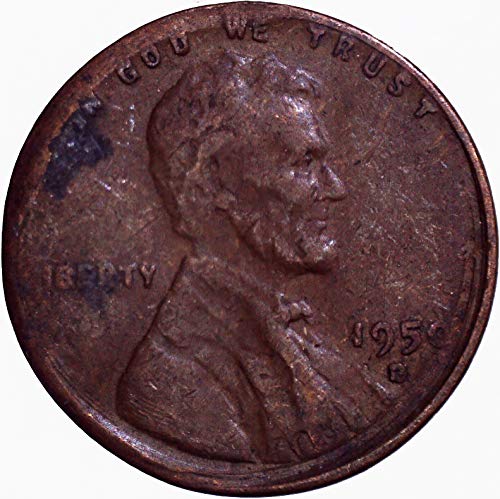 1950 ד לינקולן חיטה סנט 1 סי הוגן