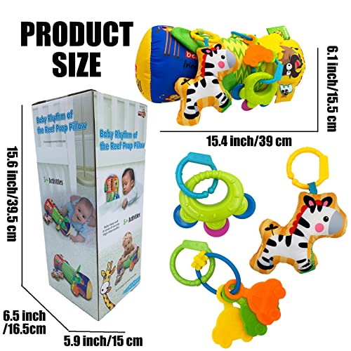 תינוק בטן זמן כרית צעצוע עבור 3-6 חודשים יילוד תינוקות פעוטות 0 3 6 9 12 חודשים פיתוח צעצועי יום הולדת