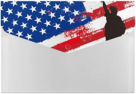 אמריקאי דגל וחירות הרחבת קובץ תיקיית 6 כיסים גדול קיבולת תוויות אקורדיון תיקיות עם כיסים עבור