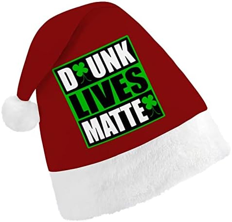 שיכור חייהם משנה חג המולד כובע סנטה כובע מצחיק חג המולד כובעי חג מסיבת כובעי עבור נשים / גברים