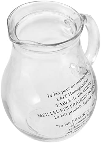 Holibanna 3 PCS כוס חלב עם זכוכית בידית זכוכית בורוסיליקט גבוהה