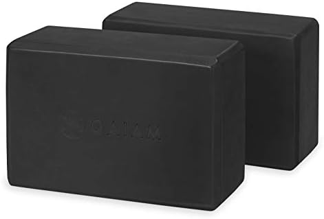 GAIAM Essentials Block Yoga-משטח קצף תומך, רך ללא החלקה ליוגה, פילאטיס, מדיטציה