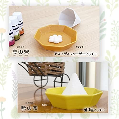 J-Kitchens Isayama Aroma Dispulser, ניתן להכין גם ביפן, 3.5 x 2.3 אינץ ', צורת כפה, אבן ארומה, 5 חתיכות, צהוב