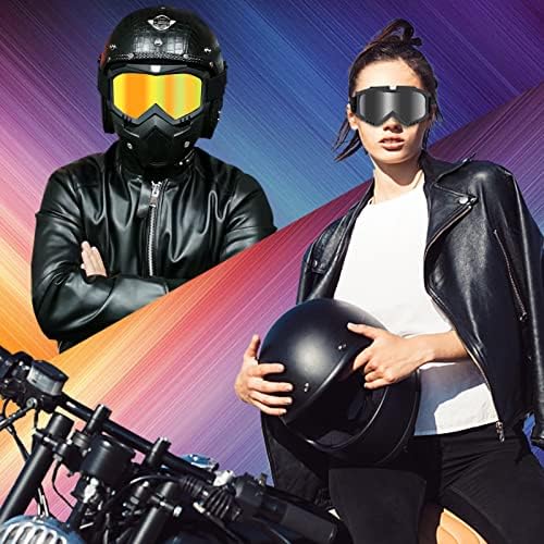 2 חתיכות אופנוע משקפי אופני עפר משקפי טרקטורונים משקפי רכיבה משקפי סקי משקפי מתאים לגברים נשים נוער