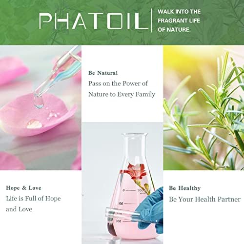 Phatoil 100 מל שמן אתרי לימון, שמנים אתרים באיכות פרימיום עבור מפזר, מכשיר אדים, DIY - 3.38fl.oz/בקבוק שמן לימון