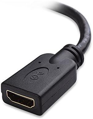 ענייני כבלים 2-חבילות מיני HDMI למתאם HDMI 6 אינץ