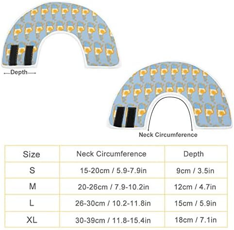 ארגנטינאי דגל מפת כלב קונוס צווארון מתכוונן לחיות מחמד התאוששות צווארון מגן צווארון לכלבים חתולים