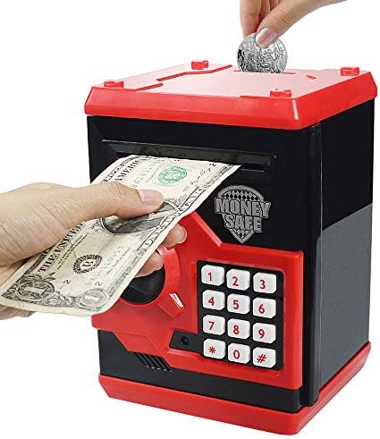בנקים של חוסאן בנקים צעצוע מתנה נהדר לילדים קוד אלקטרוני בנקס חזירים מיני תיבת בנק מטבע כספומט