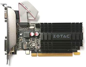 ZOTAC GEFORCE GT 710 2GB DDR3 PCI-E2.0 DL-DVI VGA HDMI פסיבי מקורר חריץ יחיד כרטיס גרפיקה נמוך