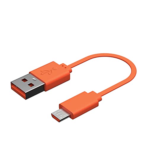 החלפת toxaoii מיקרו קצר USB כבל טעינה מהיר טעינה מהירה כבל אספקת חשמל שטוחה תואם למטען JBL 3 מטען 2, היפוך