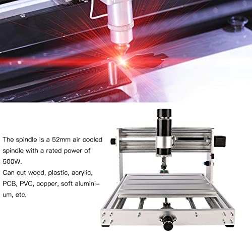 מכונת חריטה טחינת מיני חריטה, 3 צירים 500 וואט מכונת חיתוך לחיתוך ל- CNC 3018 מקסימום 300 x 180