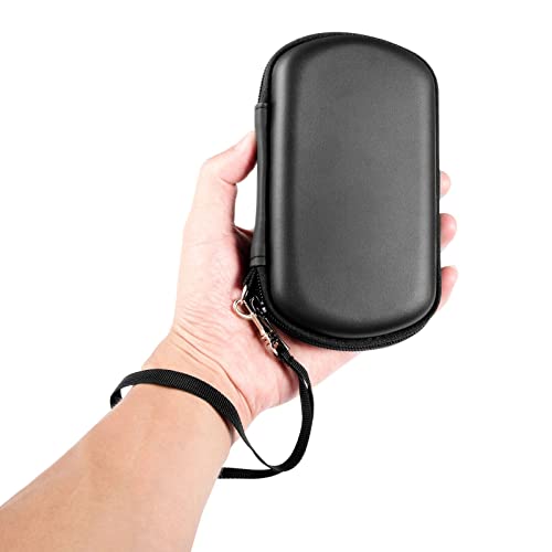 מארז הנשיאה של Meilianjia עבור Sony PSP לכו על תיק נסיעות קשה, כיסוי מגן אחסון שקית נשיאה שחור
