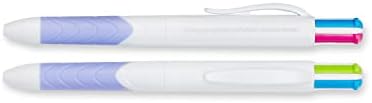 זוג נייר אינקג ' וי קוואטרו עטים כדוריים נשלפים, נקודה בינונית, צבעים שונים, 3 מארז