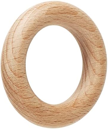 טבעת עץ, טבעות עץ אשור עמיד צביעה קלה 30 יחידות עבור עשה זאת בעצמך