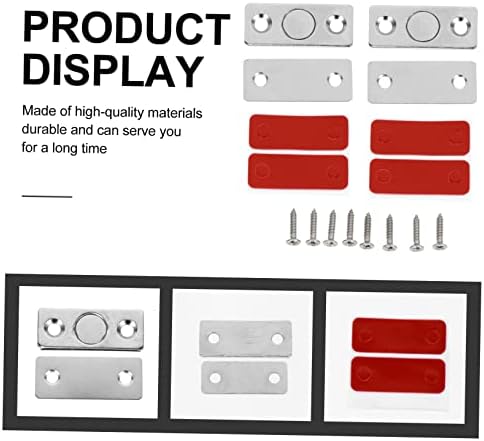 Besportble 2 pcs מגנטית דלת הזזה מגנטית מגנטים מגנט מדלת מגנטית מגנט למנעול דלת ארון ארון מטבח