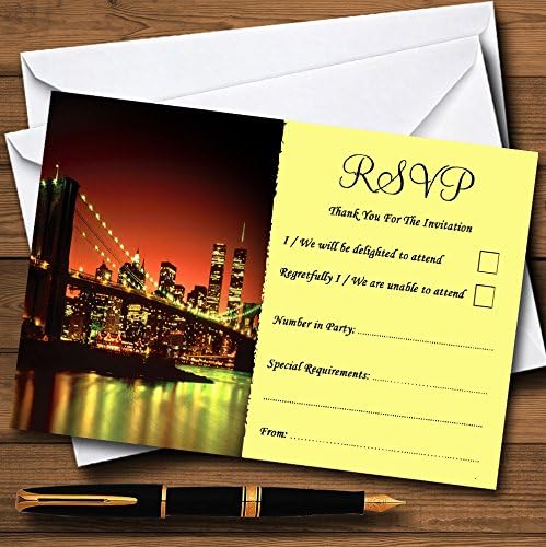 כרטיסי RSVP בהתאמה אישית של ניו יורק