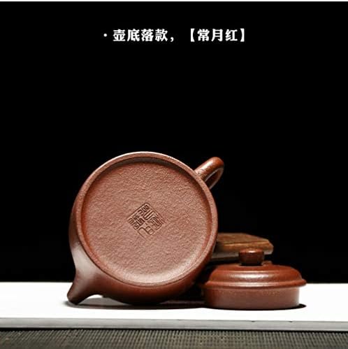 סינית yixing zisha teapote, 170 מל מיני עשבים עשבים גילוף, רטרו וינטג 'בעבודת יד עיצוב עתיק מזרחי ייחודי