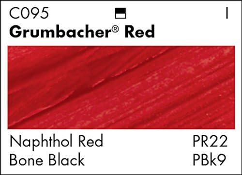 אקדמיית Grumbacher צבע אקרילי, מבריק, צינור מתכת של 90 מל/3 גרם, סט ערבוב 6 צבעים