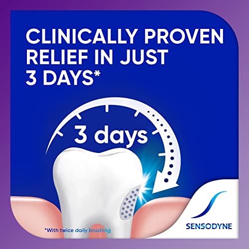 סנסודין הקלה מהירה משחת שיניים רגישה, מניעת חלל וטיפול שיניים רגיש - 3.4 אונקיות