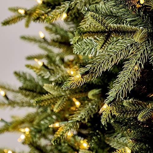 קלאסיקות ירוק-עד 6.5 רגל מוארת לפני הקולורדו סטריוס מהיר של עץ חג המולד מלאכותי, אורות ברורים