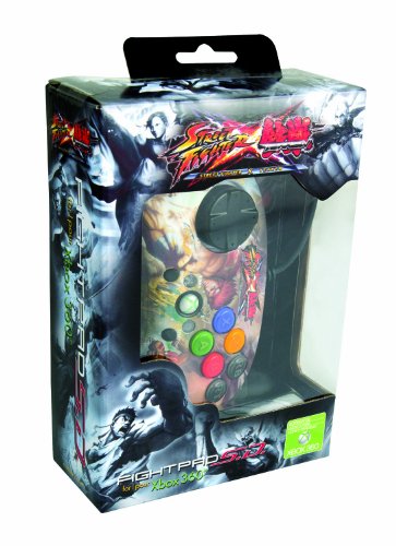 Mad Catz Street Fighter x Tekken - Fightpad SD - Poison & Hugo V.S. קינג ומרדוק ל- Xbox 360