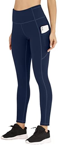 מכנסי יוגה של יוגה עם כיסים לנשים חותלות אימון גבוהות במותניים עבור חותלות נשים עם כיסים